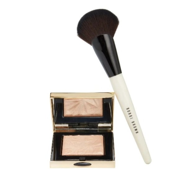 Bobbi Brown Highlight Nights Cheek Set - 2pc, Brush, Illuminating Powder, NEW - Picture 8 of 11